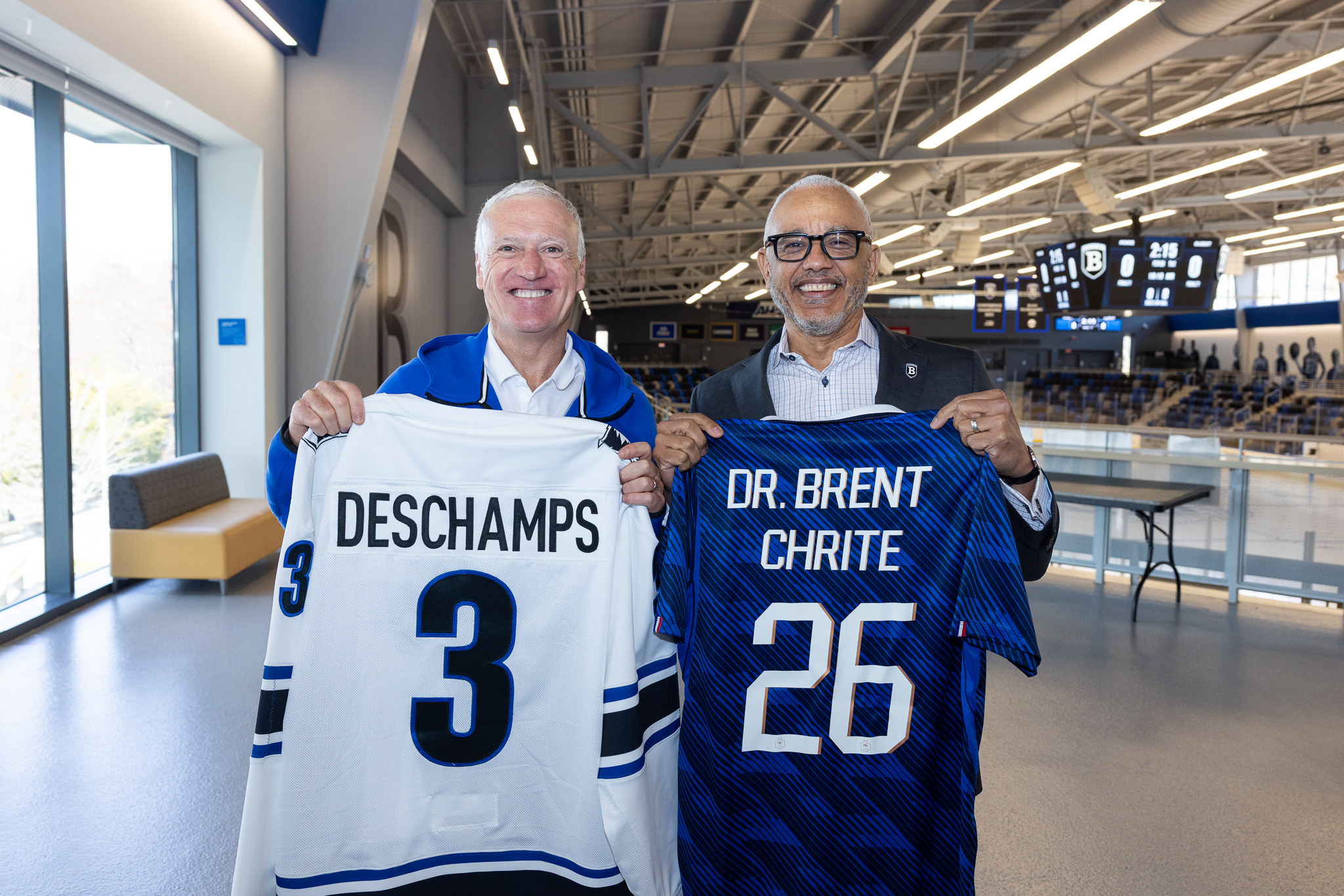 French Football Federation officials and Didier Deschamps tour Bentley University training facilities for World Cup 2026 base camp