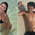 Timothée Chalamet and Kylie Jenner beach photo speculation viral social media