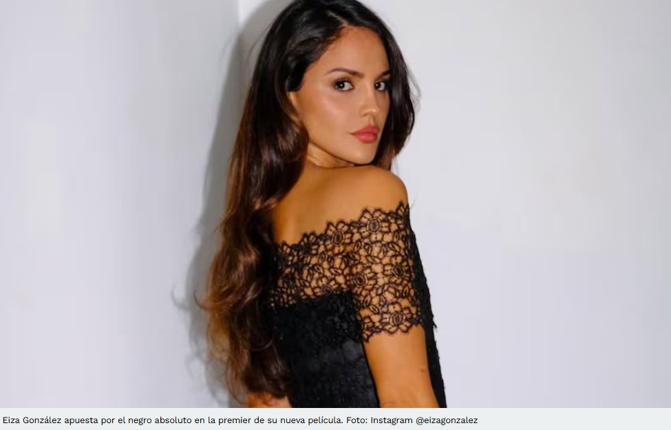 Eiza González’s Black Lace Gown Signals Sophisticated Spring Trend