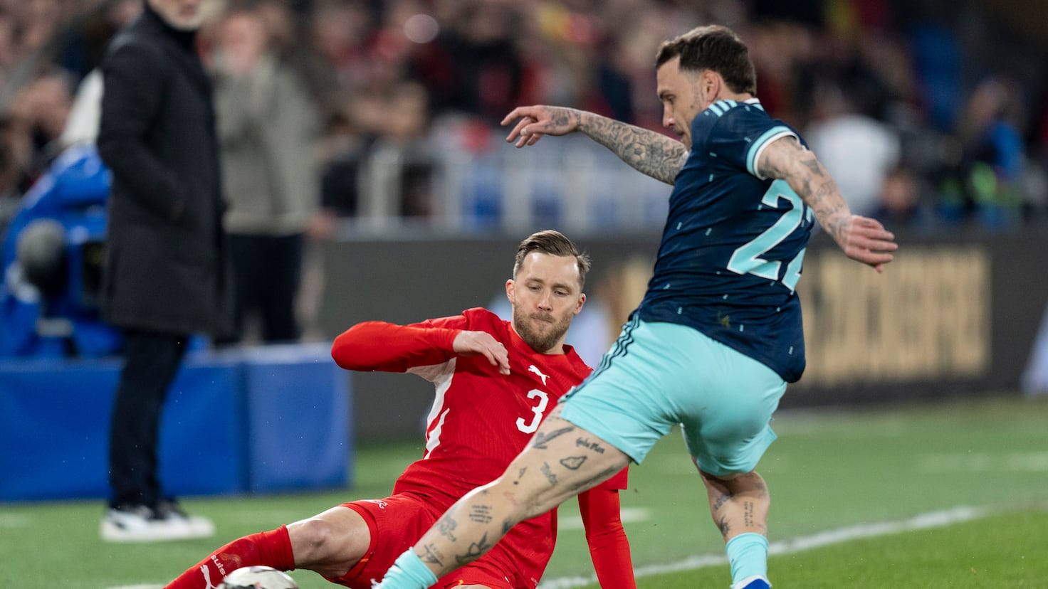 Germany defender Jonathan Tah scores header in 1-1 draw against Switzerland pre-Euro 2026 friendly