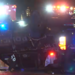 Houston police cruiser flipped after crash with Jeep, officer and K9 injured