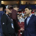 Tom Dundon and NBA officials announce the $4.25 billion Portland Trail Blazers sale