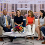 NBC anchor Peter Alexander on the set of Saturday Today show