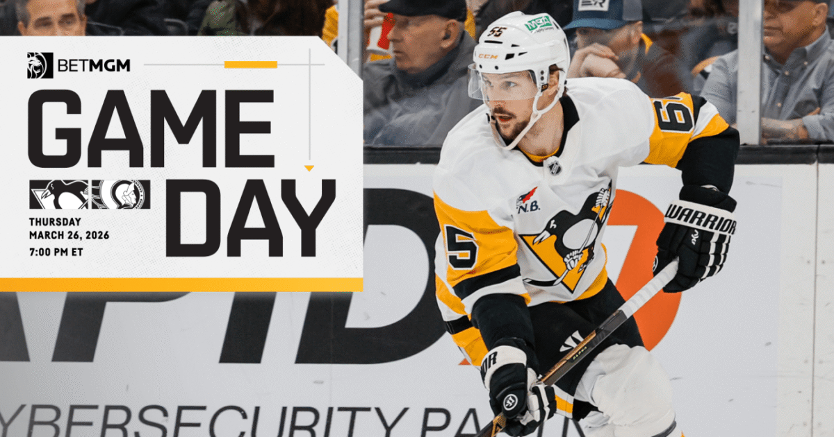 Penguins Face Senators in Crucial Late-Season Atlantic Division Clash
