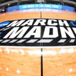 Exterior view of SAP Center in San Jose hosting NCAA West Regional finals for March Madness