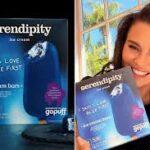 Selena Gomez holding the limited-edition Serendipity 'Cookies & Cream Remix' ice cream tub