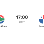 South Africa and Panama players in action during the 1-1 draw international friendly match