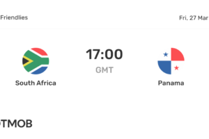 South Africa and Panama Draw 1-1 in International Friendly