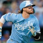 SportsLine Projection Model simulation results graphic for Twins vs Royals MLB game