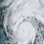 AccuWeather 2026 Atlantic hurricane season forecast map showing predicted storm tracks and risk areas