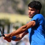 Carlos Alcaraz celebrates victory over Alexander Bublik in Monte-Carlo Masters quarterfinal