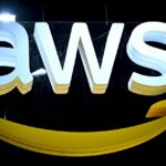 Analyst report on Amazon AI spending and stock price prediction graph