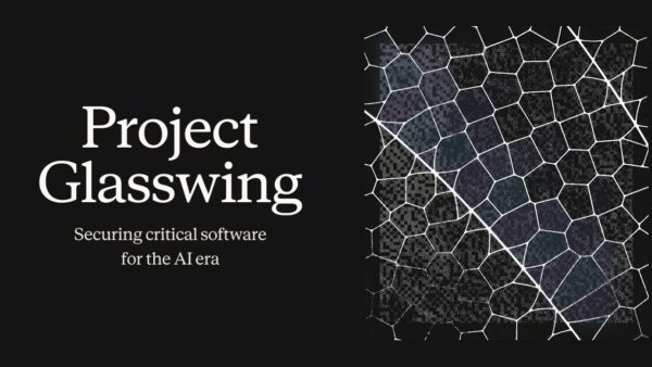 Anthropic Project Glasswing AI cybersecurity defense initiative graphic featuring Claude Mythos2 model