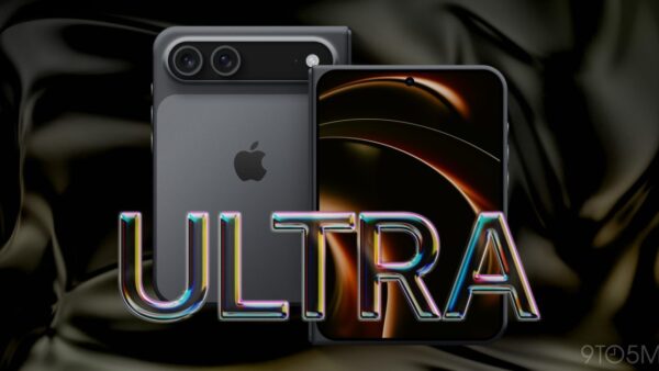 Rumored Apple iPhone Ultra foldable smartphone with book-style design concept