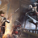 Assassin's Creed Black Flag Resynced official artwork featuring Edward Kenway and new characters