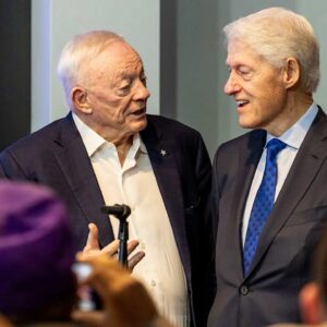Bill Clinton Upstages Cowboys Pre-Draft Press Conference