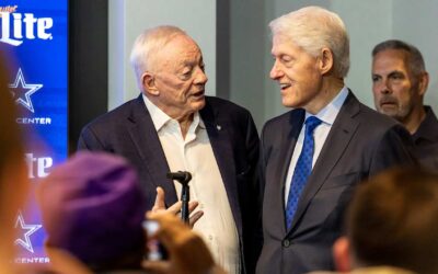 Bill Clinton Upstages Cowboys Pre-Draft Press Conference