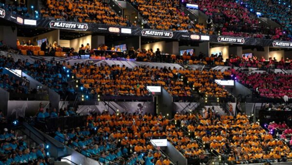 Portland Trail Blazers Moda Center arena during a playoff game