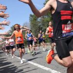 Boston Marathon 2026 weather forecast map showing cool, dry conditions expected for race day