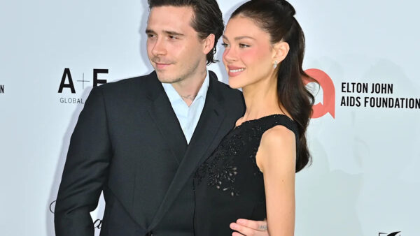 Brooklyn Beckham and Nicola Peltz Beckham at an event, representing the family rift with the Beckhams