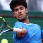 Carlos Alcaraz celebrates his 300th ATP win at Monte Carlo Masters 2026