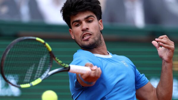 Carlos Alcaraz celebrates his 300th ATP win at Monte Carlo Masters 2026