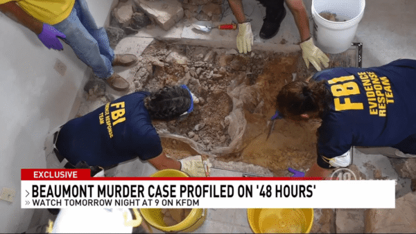 CBS 48 Hours episode poster for the solved Kimberly Langwell Beaumont murder case