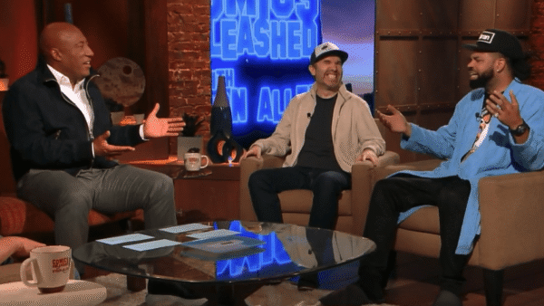 Byron Allen CBS late night deal announcement graphic after Stephen Colbert exit