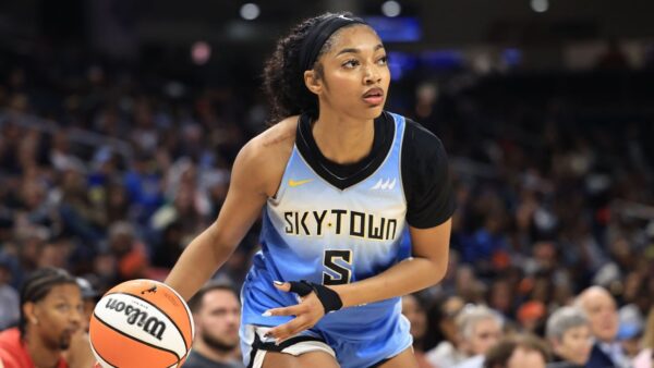 Angel Reese Chicago Sky Atlanta Dream trade announcement graphic