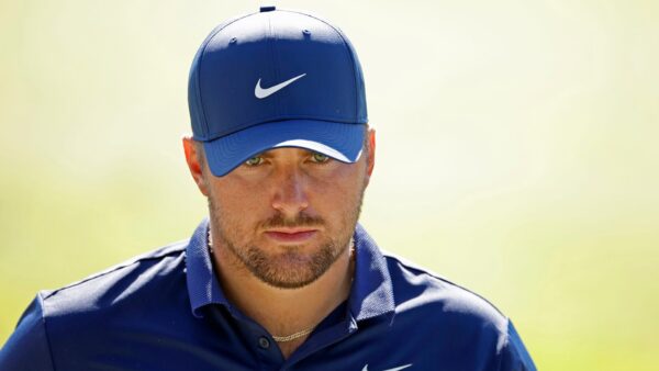 Chris Gotterup PGA Tour driving power with New Jersey pride tattoo
