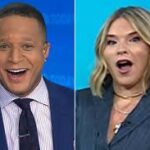 Craig Melvin on the Today show after his on-air slip about colleague Jenna Bush Hager
