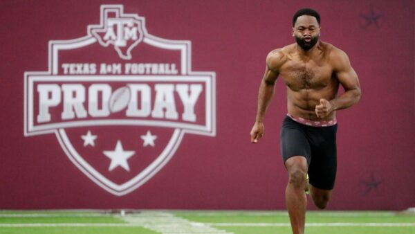 Dallas Cowboys pre-draft visit with E.J. Smith, son of Emmitt Smith