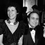 Young Danny DeVito and Rhea Perlman early Hollywood glamour throwback photo
