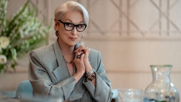 Meryl Streep as Miranda Priestley and Anna Wintour together, blurring lines for The Devil Wears Prada 2 campaign