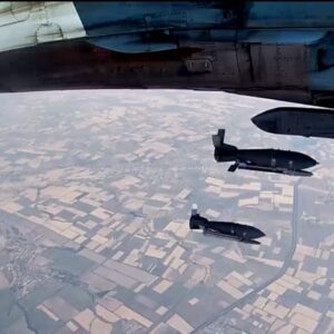 Experts analyzing map of Europe, discussing Russia's air force threat to NATO