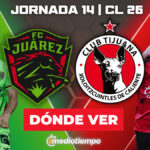 FC Juárez vs Club Tijuana players in action during a crucial Liga MX Clausura 2026 match at Estadio Olímpico Benito Juárez