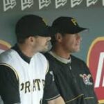 Former Pittsburgh Pirates stars Brian Giles and Jason Kendall at PNC Park event