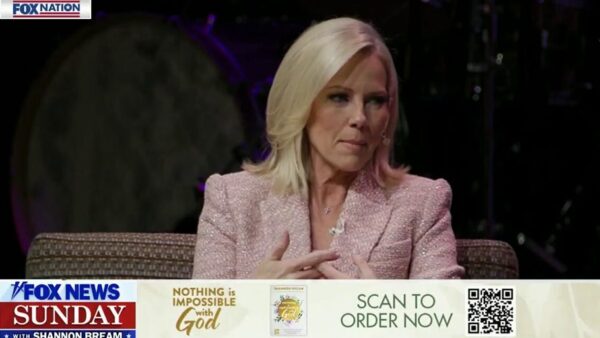 Fox News anchor Shannon Bream discussing faith and Bible stories in an interview