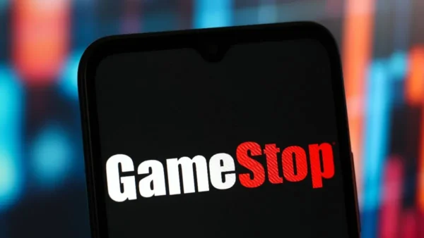 GameStop GME stock chart showing premarket trading activity amid acquisition rumors