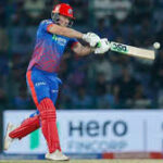 Prasidh Krishna celebrating Gujarat Titans win over Delhi Capitals in IPL 2026 thriller