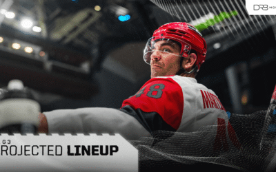 Carolina Hurricanes lineup Game 3 Ottawa Senators Frederik Andersen starting goalie