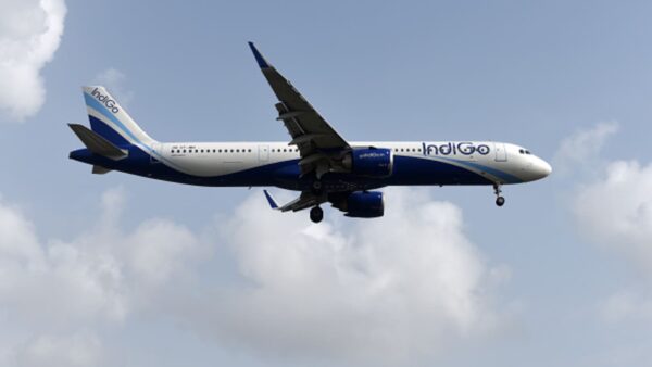 IndiGo stock price chart soaring after U.S.-Iran ceasefire announcement eases aviation crisis