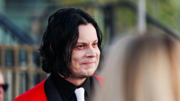 Jack White performing as a surprise guest at Coachella 2026 music festival