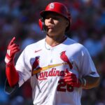 JJ Wetherholt St. Louis Cardinals rookie baseball card market activity chart
