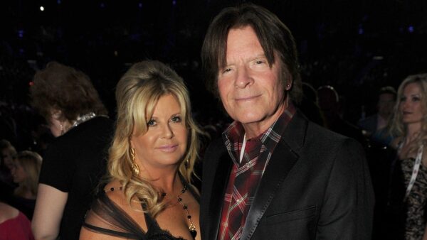 John Fogerty and his wife Julie Fogerty smiling together