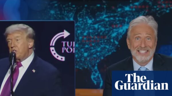 Jon Stewart on The Daily Show analyzing Trump's Iran strategy as malignant narcissism
