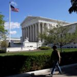 Justice Ketanji Brown Jackson delivering a dissent criticizing conservative Supreme Court justices over Trump case orders