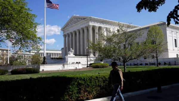 Justice Ketanji Brown Jackson delivering a dissent criticizing conservative Supreme Court justices over Trump case orders