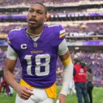 Minnesota Vikings wide receiver Justin Jefferson discussing J.J. McCarthy and the NFL draft