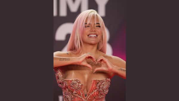 Karol G speaking about ICE criticism and visa risks ahead of Coachella performance